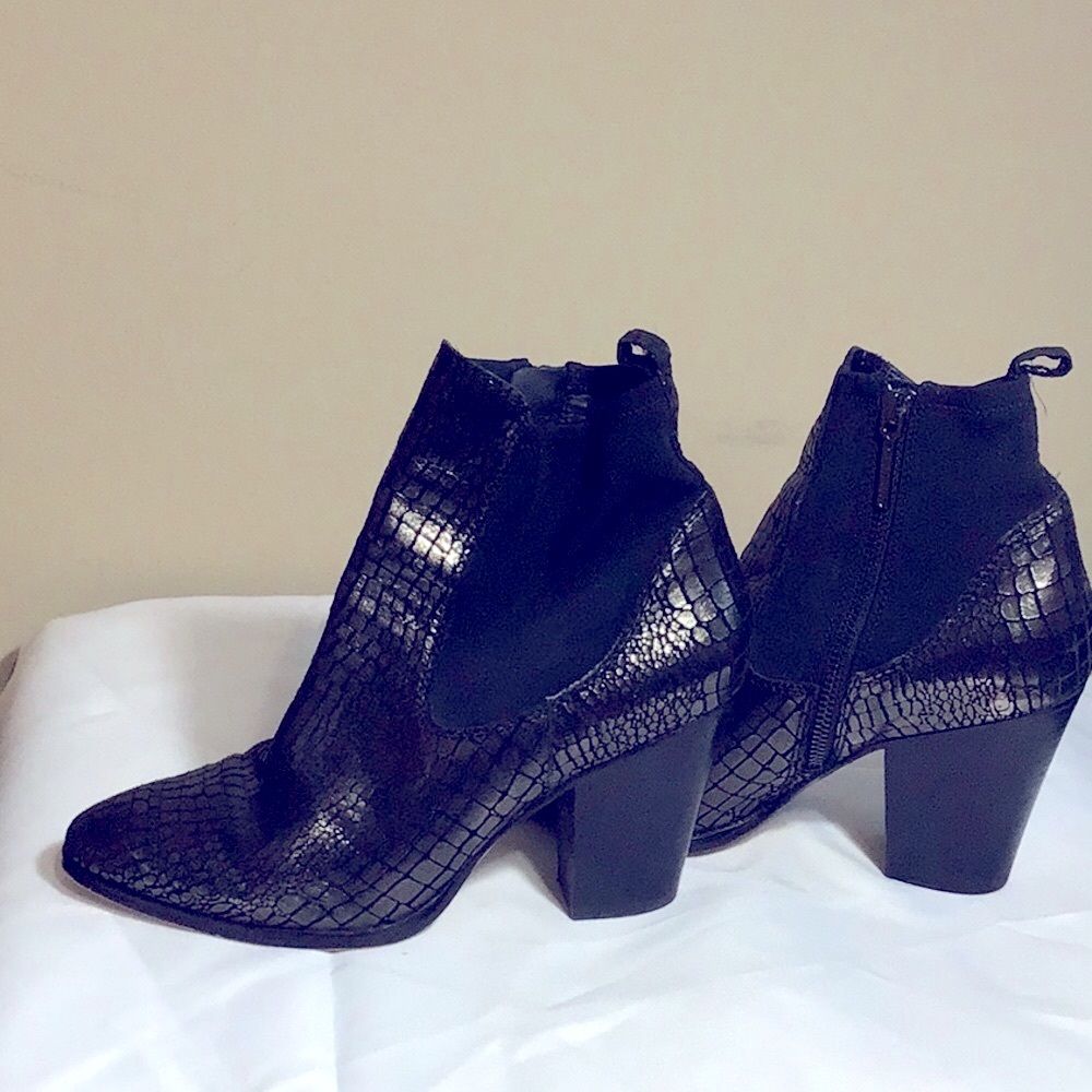 Donald Pliner Senor -AG bronze leather boots 10